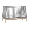 Leander Luna Babybed Grey / Oak 70 x 140 cm