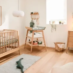 Leander Matty Aankleedkussen Topper - Woodland - Clay