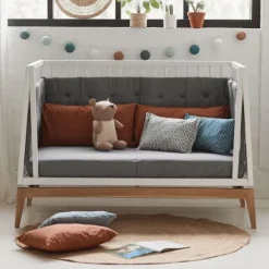 Leander Ombouwset Luna Babybed - Grijs - 120 cm