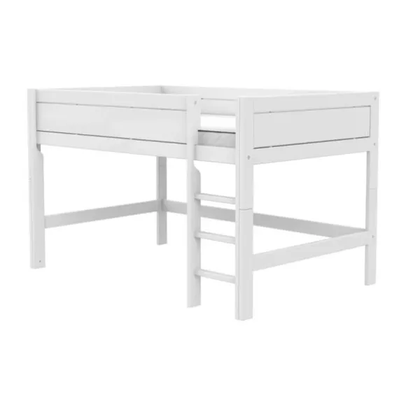 Life Time Halfhoogslaper Deluxe - White Wash - 120 cm