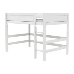 Life Time Hoogslaper Deluxe - White Wash - 152 cm - 120 cm