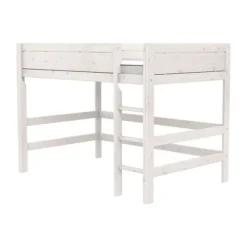 Life Time Hoogslaper Premium - White Wash - 152 cm - 120 cm