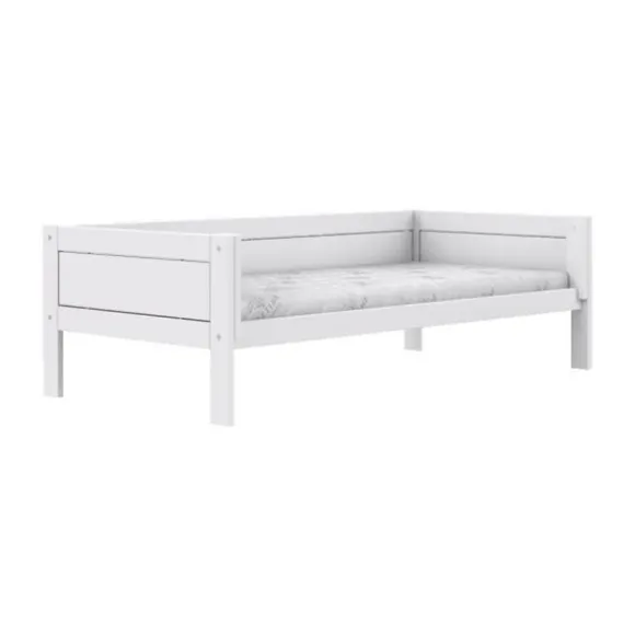 LIFETIME Bed Met Dakframe - 4-in-1 Bed - Premium Wit Gelakt