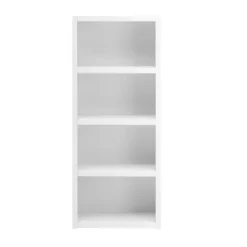 LIFETIME Boekenkast - Wit - 4 Vakken