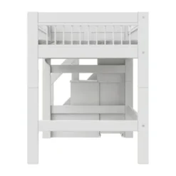 LIFETIME Breeze Halfhoogslaper Met Trapkast - Wit