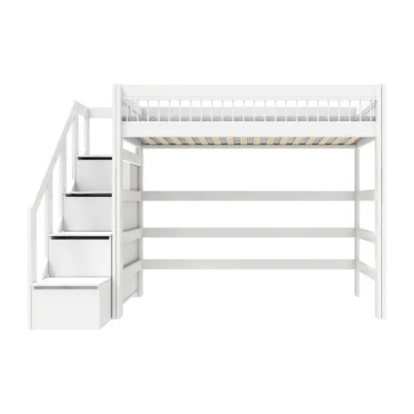 LifeTime Breeze Hoogslaper – Trapkast – Luxe Lattenbodem