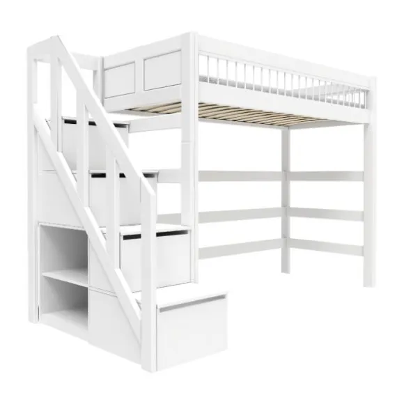 LifeTime Breeze Hoogslaper – Trapkast – Luxe Lattenbodem