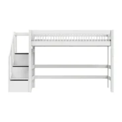 LIFETIME Breeze Hoogslaper Met Trapkast - Wit