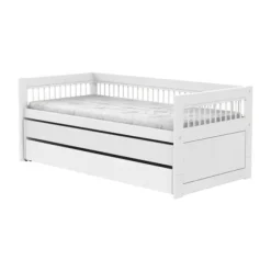 LIFETIME Breeze Kajuitbed Met Logeerbed - Wit