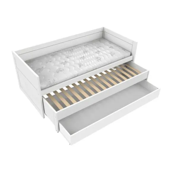 LIFETIME Breeze Kajuitbed Met Logeerbed - Wit