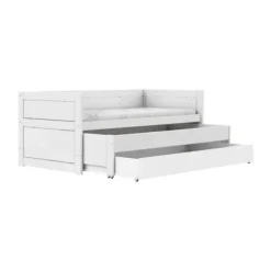 LIFETIME Breeze Kajuitbed Met Logeerbed - Wit