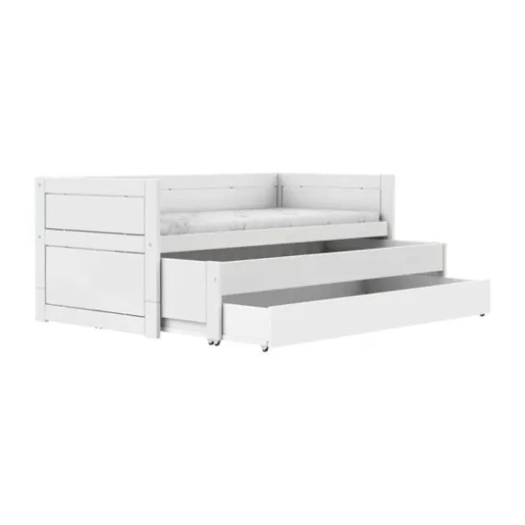 LIFETIME Breeze Kajuitbed Met Logeerbed - Wit