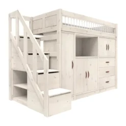 LIFETIME Kidsroom Hoogslaper All-In-One - Premium Rolbodem