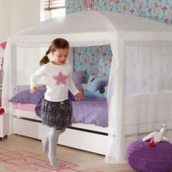 LIFETIME Kidsrooms 4 in 1 Bedcombinatie Wit Gelakt