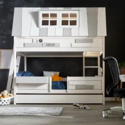 LIFETIME Kidsrooms Avonturenbed Hangout Whitewash