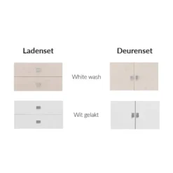 LIFETIME Kidsrooms Boekenkast 1-Vak Whitewash