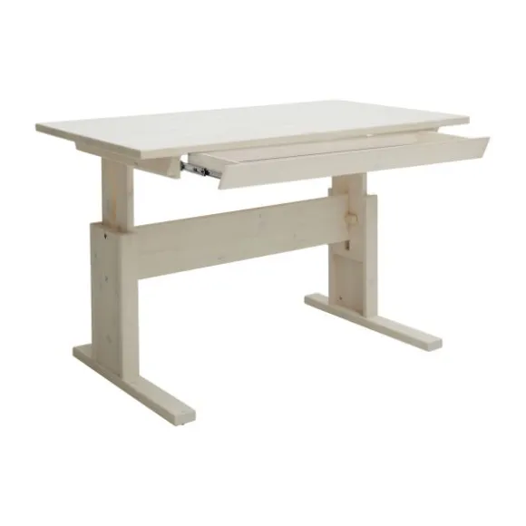 LIFETIME Kidsrooms Bureau Klein Verstelbaar Met Lade Whitewash