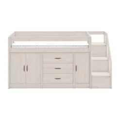 LIFETIME Kidsrooms Halfhoogslaper All-In-One Luxe Whitewash