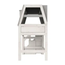 LIFETIME Kidsrooms Halfhoogslaper - My Hangout - Luxe Lattenbodem - Wit Gelakt