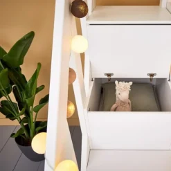 LIFETIME Kidsrooms Halfhoogslaper Lakehouse Wit Gelakt