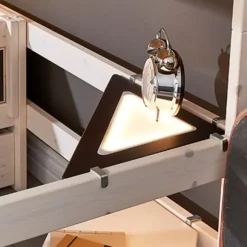 LIFETIME Kidsrooms Hoeklegplank Met Lamp Zwart
