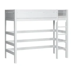 LIFETIME Kidsrooms Hoogslaper Rechte Trap Wit Gelakt