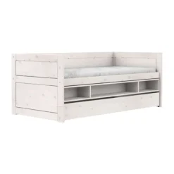 LIFETIME Kidsrooms Kajuitbed Met Opbergbox en Bedlade - Whitewash