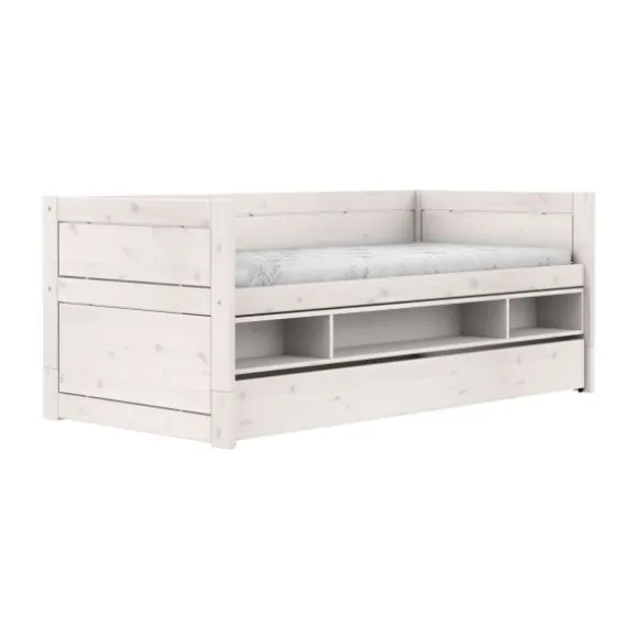 LIFETIME Kidsrooms Kajuitbed Met Opbergbox en Bedlade - Whitewash