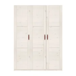 LIFETIME Kidsrooms Kledingkast 3-Deurs - White Wash