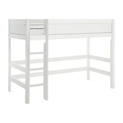 LIFETIME Kidsrooms Midhoogslaper Rechte Trap Whitewash