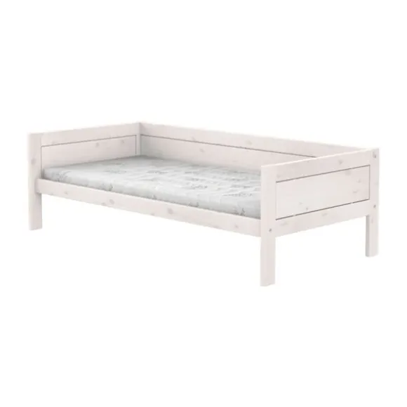 LIFETIME Kidsrooms Original Eenpersoonsbed - Premium Rolbodem - White Wash