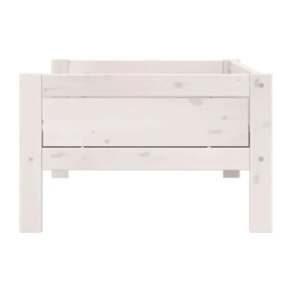 LIFETIME Kidsrooms Original Eenpersoonsbed - Premium Rolbodem - White Wash