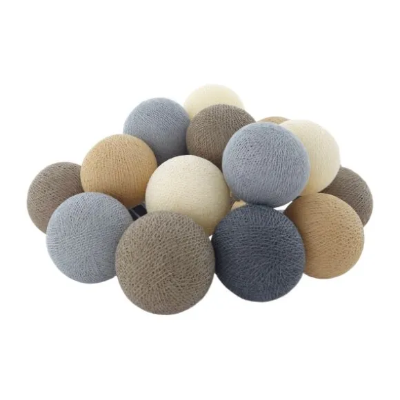 LIFETIME Lichtslinger - Cotton Ball Lights - Beach Blue