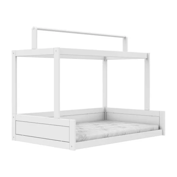 LIFETIME Montessoribed Met Dakconstructie - Wit