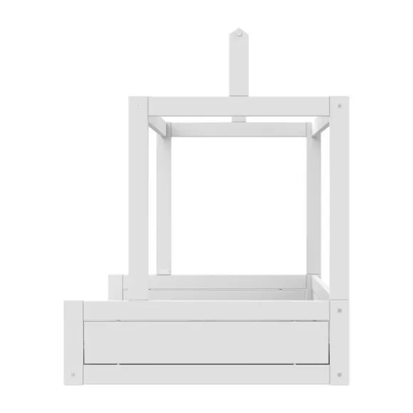LIFETIME Montessoribed Met Dakconstructie - Wit