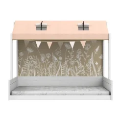 LIFETIME Montessoribed Met Dakconstructie - Wit