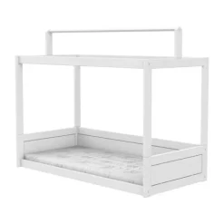 LIFETIME Montessoribed Met Dakconstructie - Wit