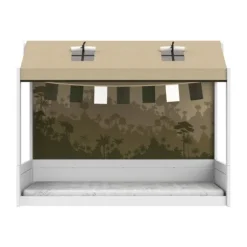 LIFETIME Montessoribed Met Dakconstructie - Wit