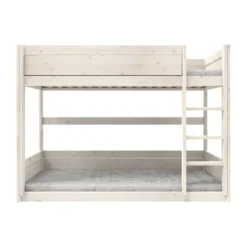 LifeTime Stapelbed – Laag – Rolbodem – White-Wash