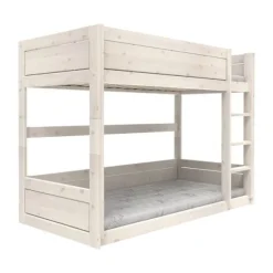 LifeTime Stapelbed – Laag – Rolbodem – White-Wash