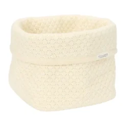 Little Dutch Pure Commodemandje Klein - 15 x 15 x 15 cm - Gebreid - Soft White