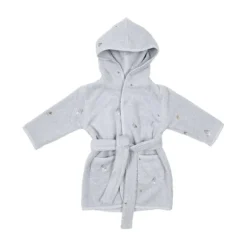 Little Dutch Badjas Geborduurd - Maat 74/80 - Blue