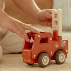 Little Dutch Brandweerwagen Inclusief Pegdoll – Hout