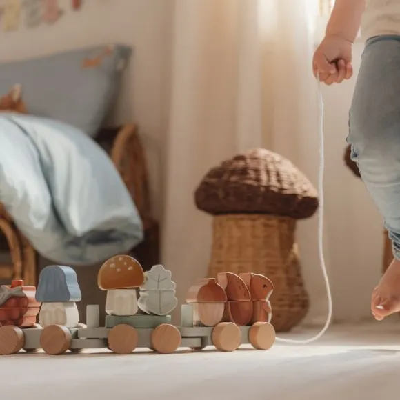 Little Dutch Forest Friends Eekhoorn Blokkentrein