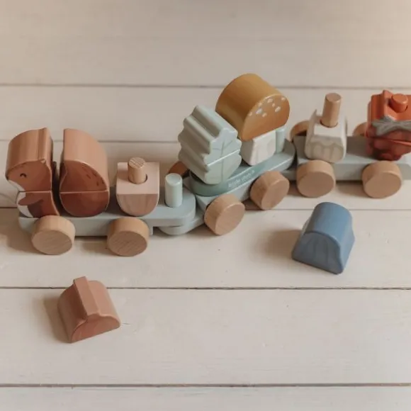 Little Dutch Forest Friends Eekhoorn Blokkentrein