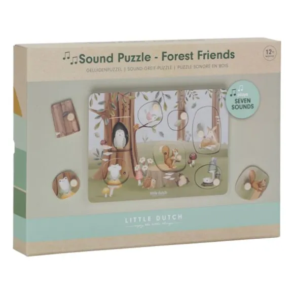 Little Dutch Forest Friends Geluidenpuzzel