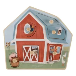 Little Dutch Little Farm Houten Puzzel