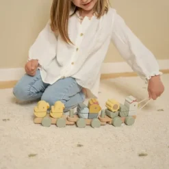 Little Dutch Little Farm Blokkentrein