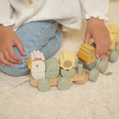 Little Dutch Little Farm Blokkentrein