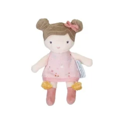 Little Dutch Little Pink Flowers Knuffelpop - Rosa - 10 cm